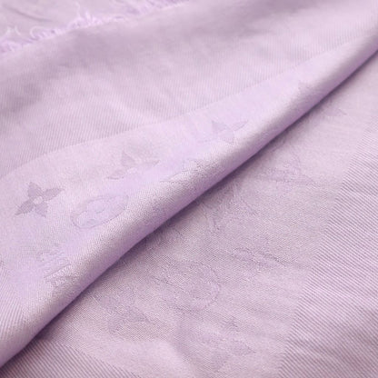 Louis Vuitton Monogram Silk Shawl Purple Scarf — view 6
