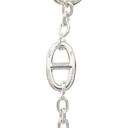 Hermes Chaine D'ancre Farandole 120 Chain Long Necklace Silver — view 5