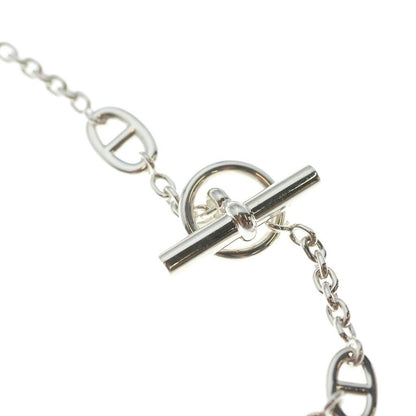 Hermes Chaine D'ancre Farandole 120 Chain Long Necklace Silver — view 4