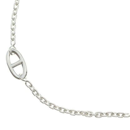 Hermes Chaine D'ancre Farandole 120 Chain Long Necklace Silver