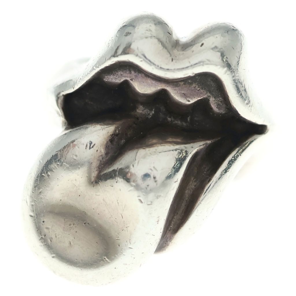 Chrome Hearts Lip Tongue Lg Lip and Tan Large Ring Silver — view 4