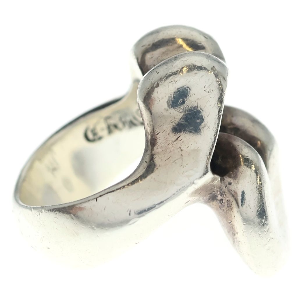 Chrome Hearts Lip Tongue Lg Lip and Tan Large Ring Silver — view 3