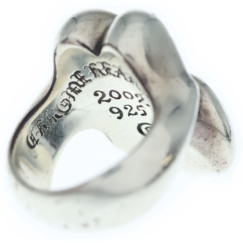 Chrome Hearts Lip Tongue Lg Lip and Tan Large Ring Silver — view 5