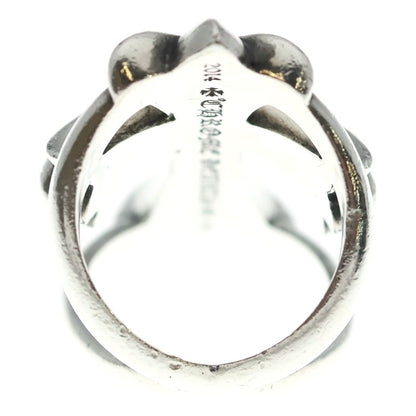 Chrome Hearts Infinity CH Crs CH Cross Silver Ring — view 2