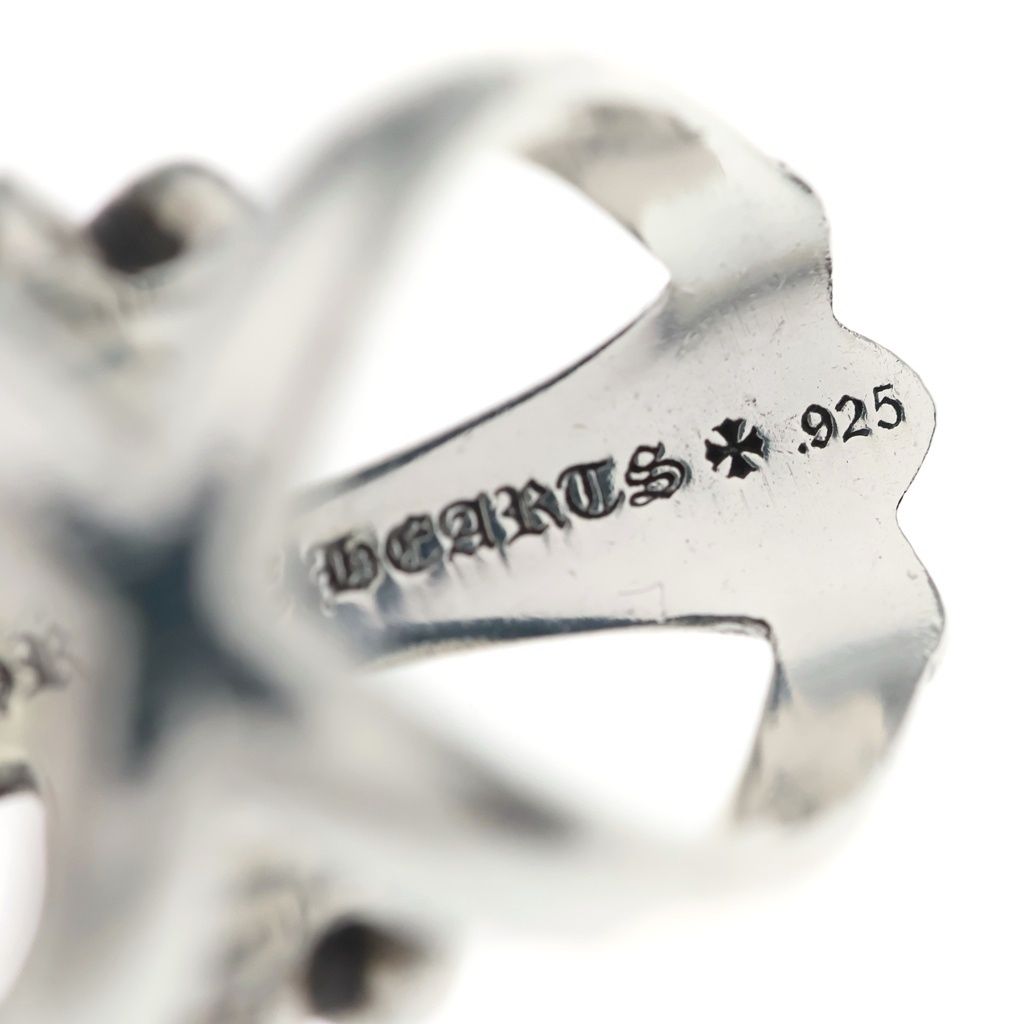 Chrome Hearts Infinity CH Crs CH Cross Silver Ring — view 6