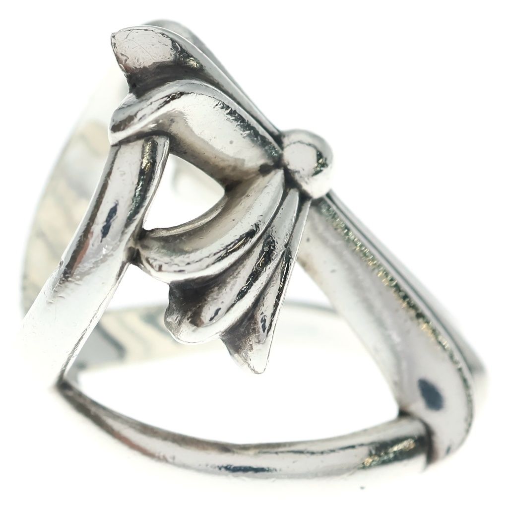 Chrome Hearts Infinity CH Crs CH Cross Silver Ring — view 3