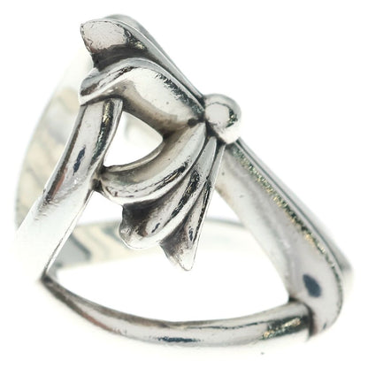 Chrome Hearts Infinity CH Crs CH Cross Silver Ring — view 3