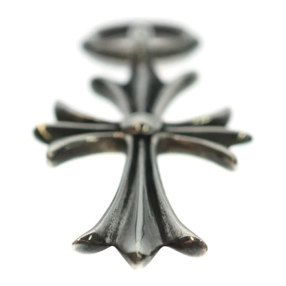 Chrome Hearts Tiny CH Cross Charm Necklace Top Silver — view 5
