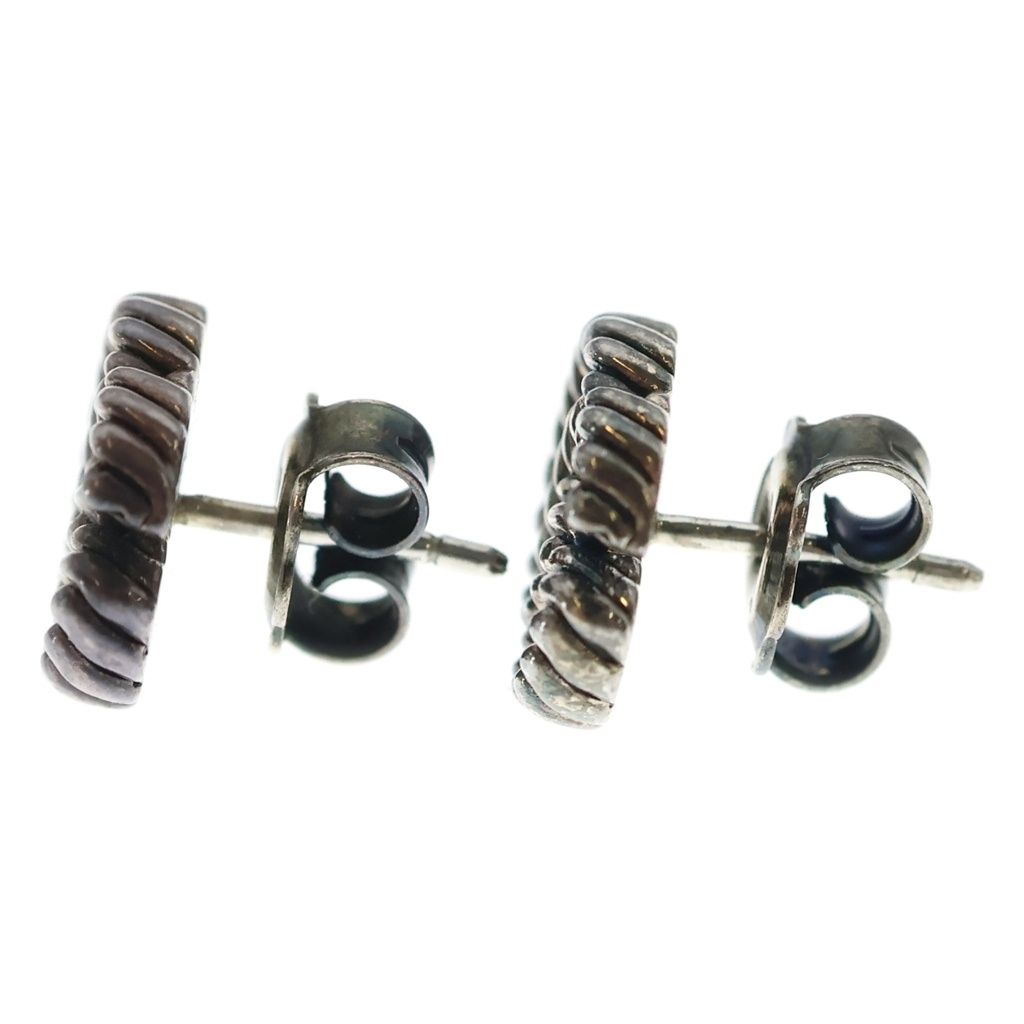 Gucci Double Logo Stud Earrings Silver — view 3