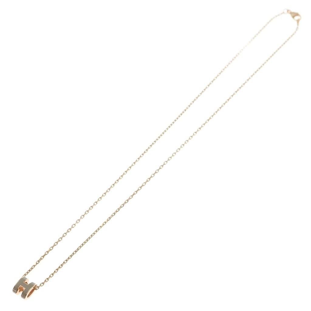 Hermes Pop Pendant Chain Beige Pink Gold — view 2