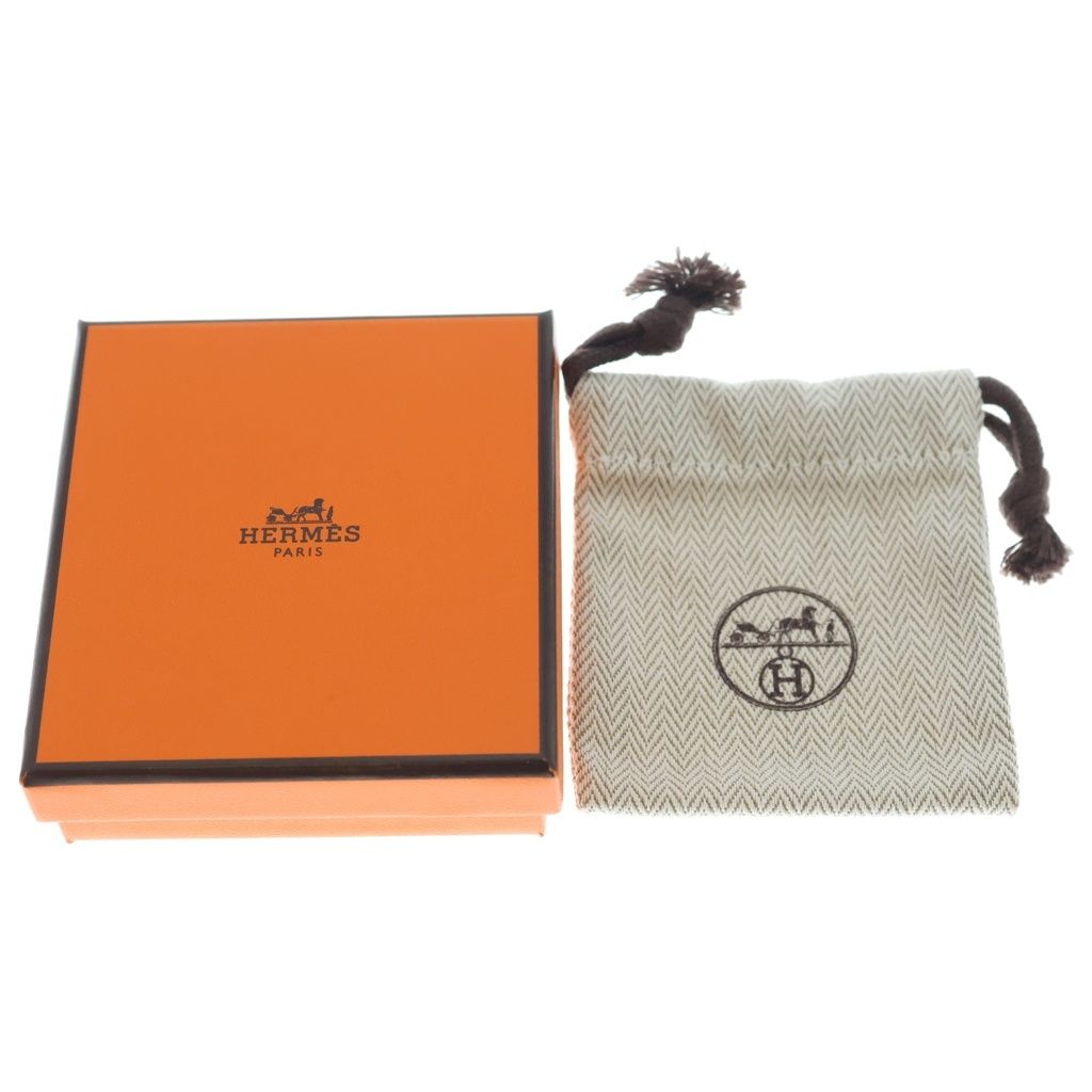 Hermes Pop Earrings Bicolor Beige White Pink Gold — view 6