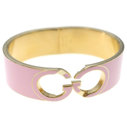 Gucci Interlocking Enamel Bracelet Bangle Pink — view 6