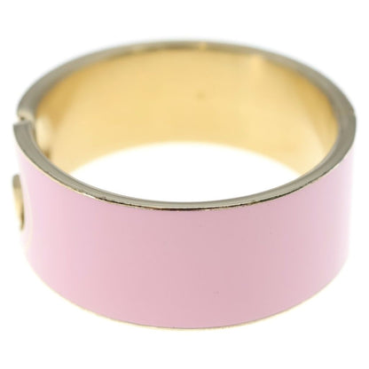 Gucci Interlocking Enamel Bracelet Bangle Pink — view 4
