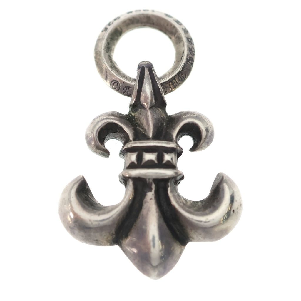 Chrome Hearts BS Fluer Charm BS Flare Necklace Top Silver