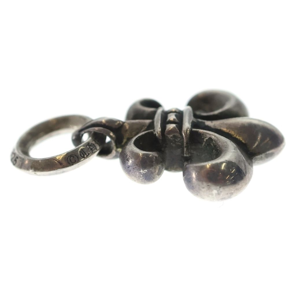 Chrome Hearts BS Fluer Charm BS Flare Necklace Top Silver — view 4