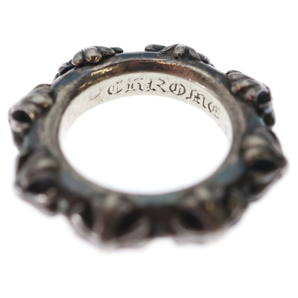 Chrome Hearts Cross Band Ring Silver — view 5