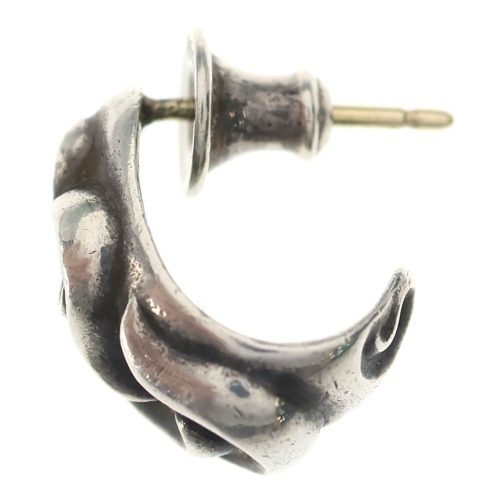 Chrome Hearts Carved Teardrop Earrings Silver — view 3