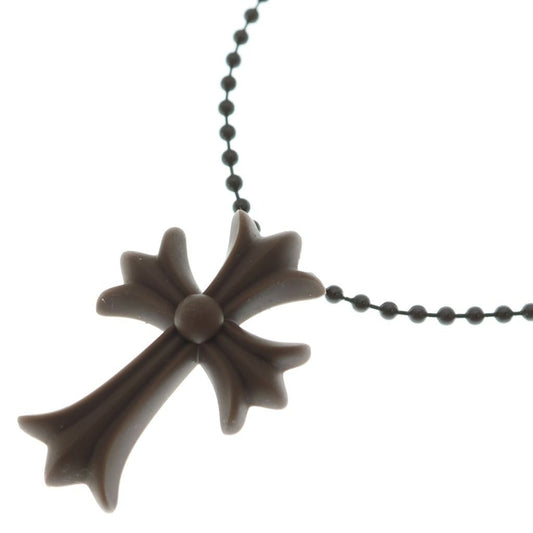 Chrome Hearts Rubber CH Crs Sml Small CH Cross Necklace