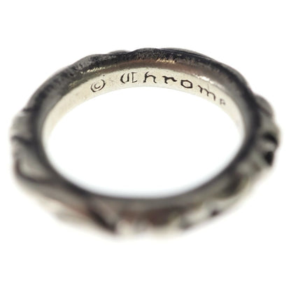 Chrome Hearts Scrl Band Scroll Ring Silver — view 5