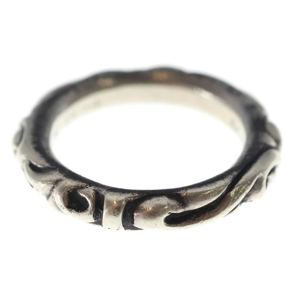 Chrome Hearts Scrl Band Scroll Ring Silver — view 2