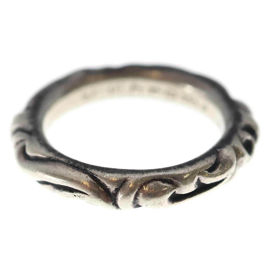 Chrome Hearts Scrl Band Scroll Ring Silver — view 4
