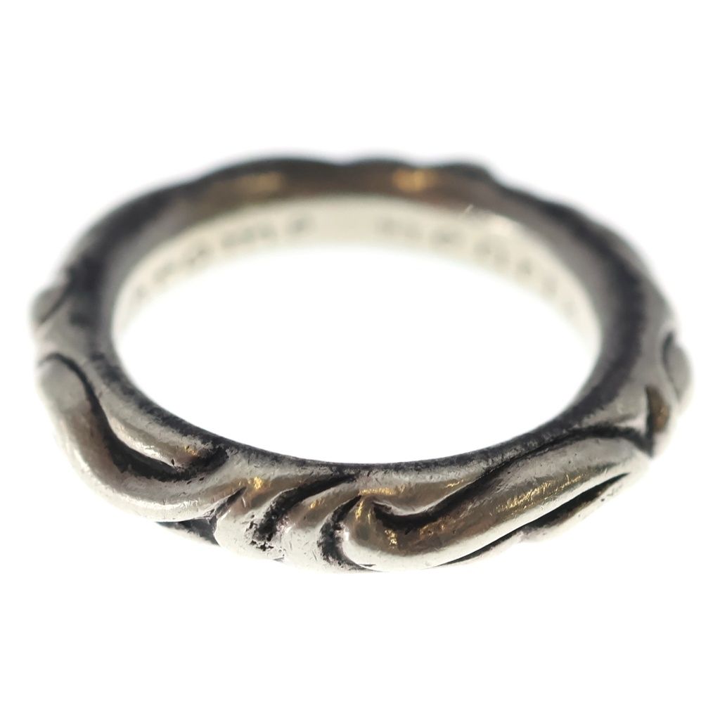 Chrome Hearts Scrl Band Scroll Ring Silver