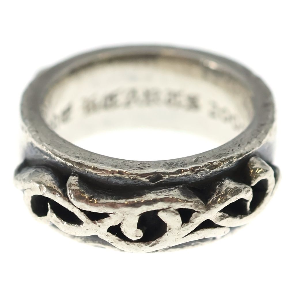 Chrome Hearts Dbl Narrow Vine Band Double Silver Ring
