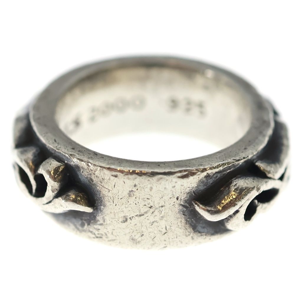Chrome Hearts Dbl Narrow Vine Band Double Silver Ring — view 3