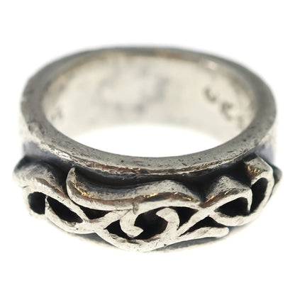 Chrome Hearts Dbl Narrow Vine Band Double Silver Ring — view 2