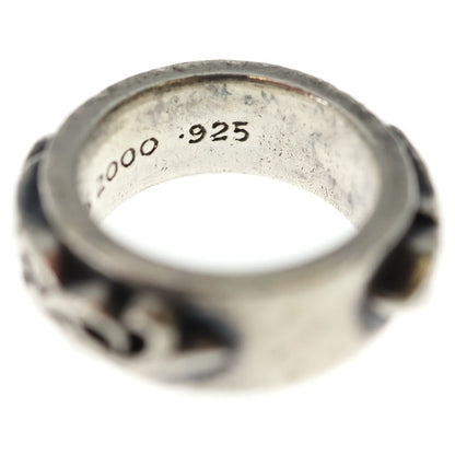Chrome Hearts Dbl Narrow Vine Band Double Silver Ring — view 6