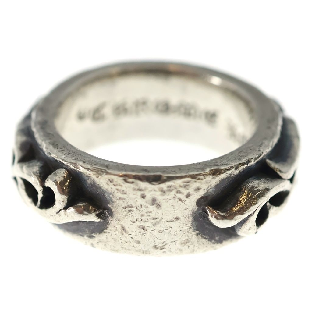 Chrome Hearts Dbl Narrow Vine Band Double Silver Ring — view 4