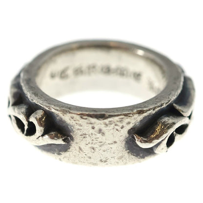 Chrome Hearts Dbl Narrow Vine Band Double Silver Ring — view 4