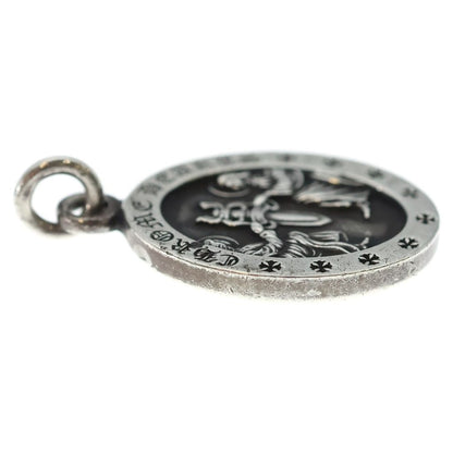 Chrome Hearts Angel Medal Oval Pendant Top Silver — view 4
