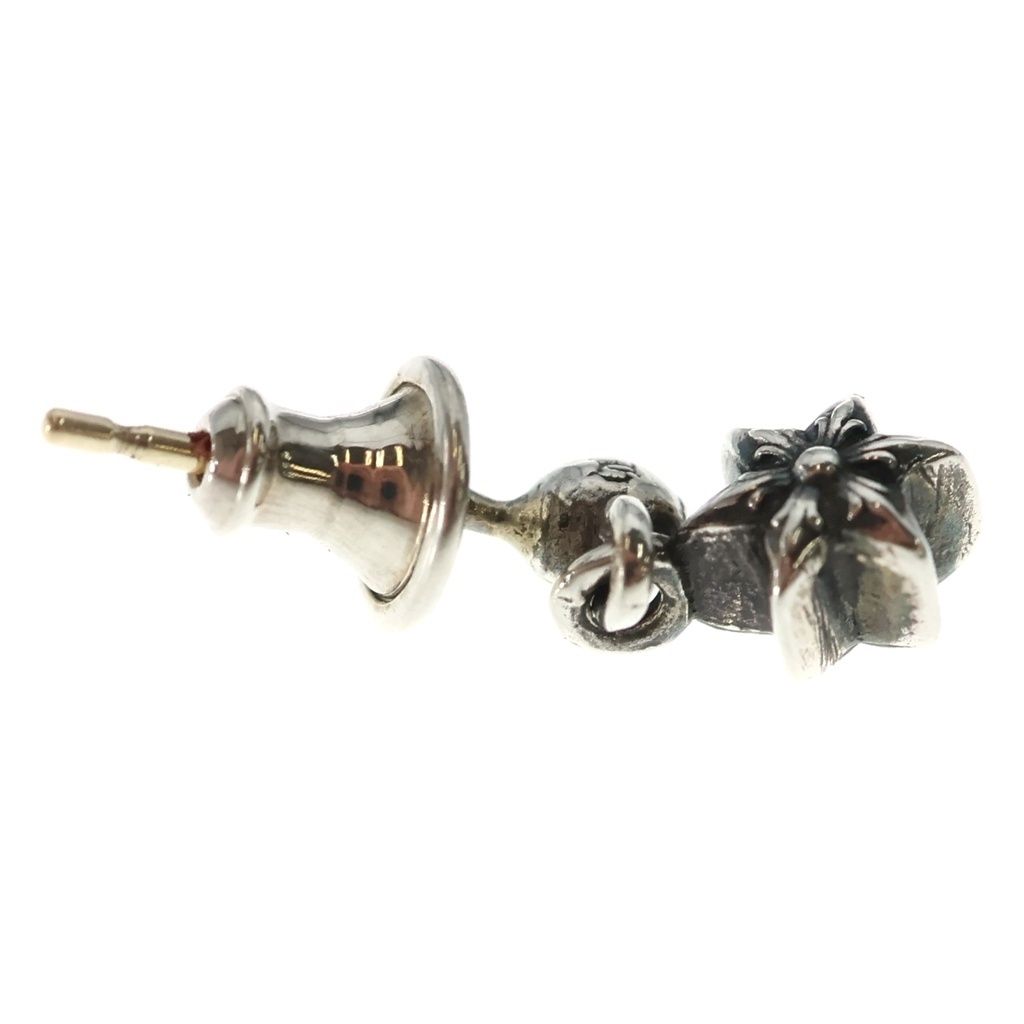 Chrome Hearts Tny Str Drp 1 Tie Nice Tardrop Earrings Silver — view 4