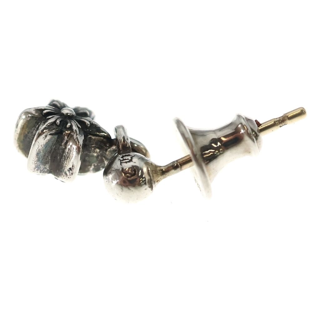 Chrome Hearts Tny Str Drp 1 Tie Nice Tardrop Earrings Silver — view 3
