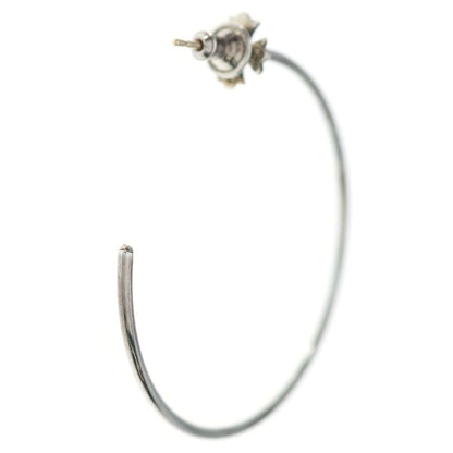 Chrome Hearts Hoop CH Pls CH Plus Earrings Silver — view 2