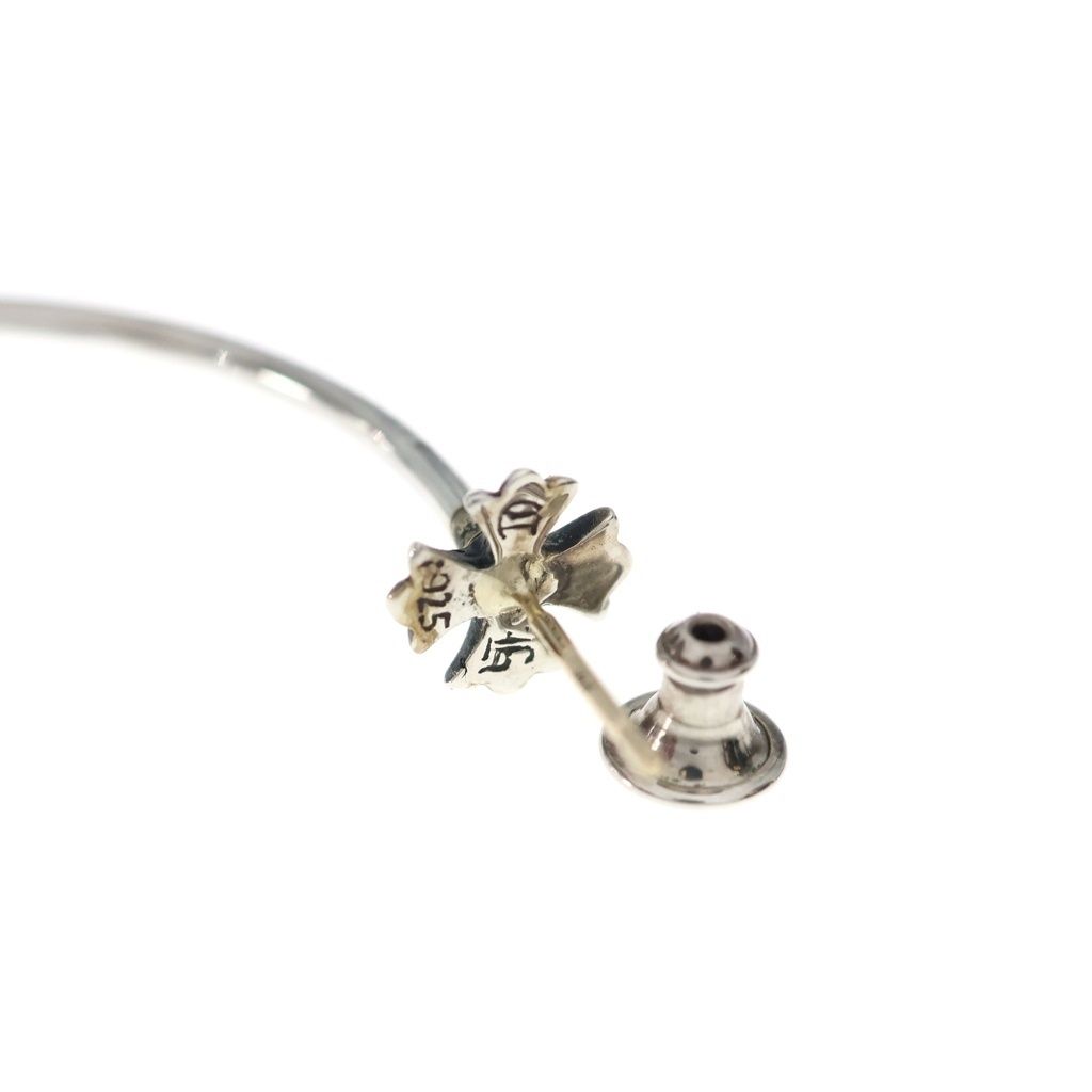 Chrome Hearts Hoop CH Pls CH Plus Earrings Silver — view 5