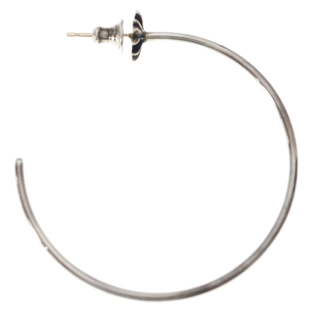 Chrome Hearts Hoop CH Pls CH Plus Earrings Silver — view 4