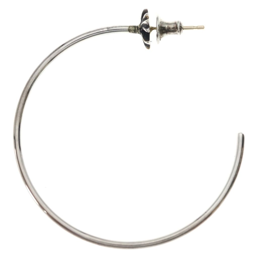 Chrome Hearts Hoop CH Pls CH Plus Earrings Silver — view 3