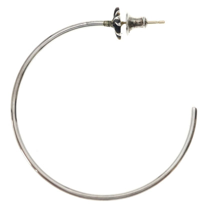 Chrome Hearts Hoop CH Pls CH Plus Earrings Silver — view 3