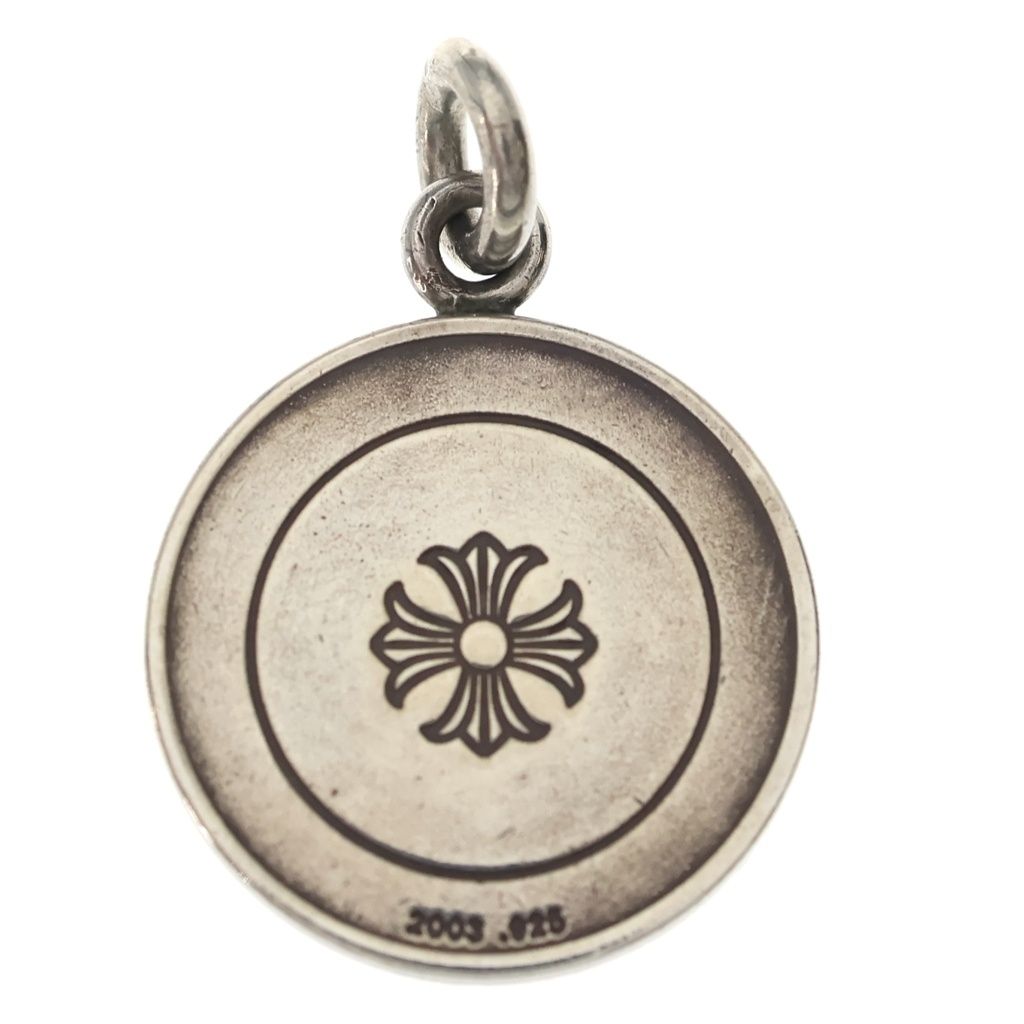Chrome Hearts Chrm Angl Mdl V1 Angel Medal Charm Pendant Top Silver — view 2