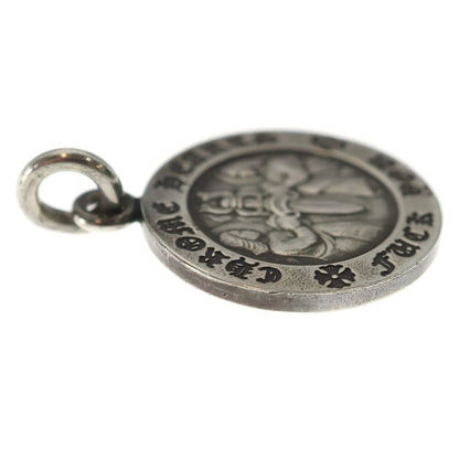 Chrome Hearts Chrm Angl Mdl V1 Angel Medal Charm Pendant Top Silver — view 4