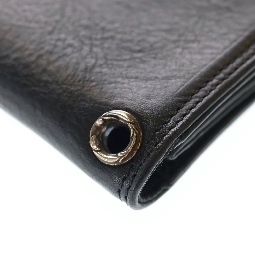 Chrome Hearts Card Case Leather Black with Grommet — view 5