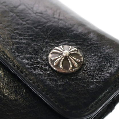 Chrome Hearts Wave Leather Wallet Black — view 5