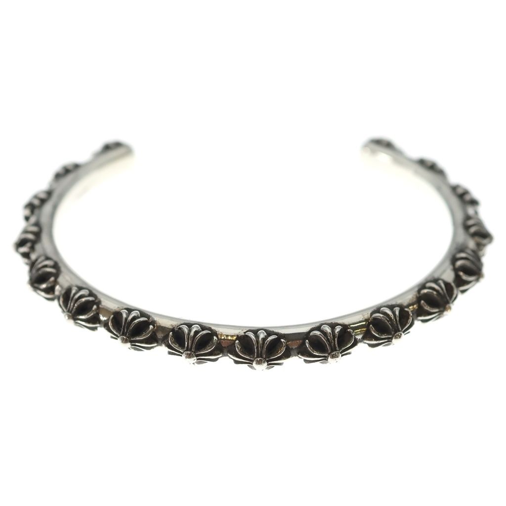 Chrome Hearts Bangle Cross Band Bracelet Silver