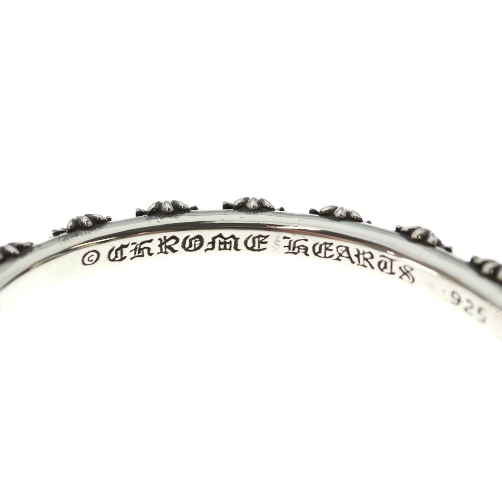 Chrome Hearts Bangle Cross Band Bracelet Silver — view 5