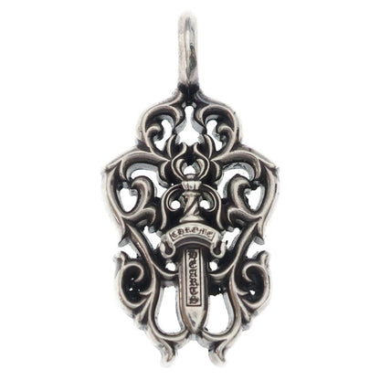 Chrome Hearts Vine Dagger Pendant Top Silver