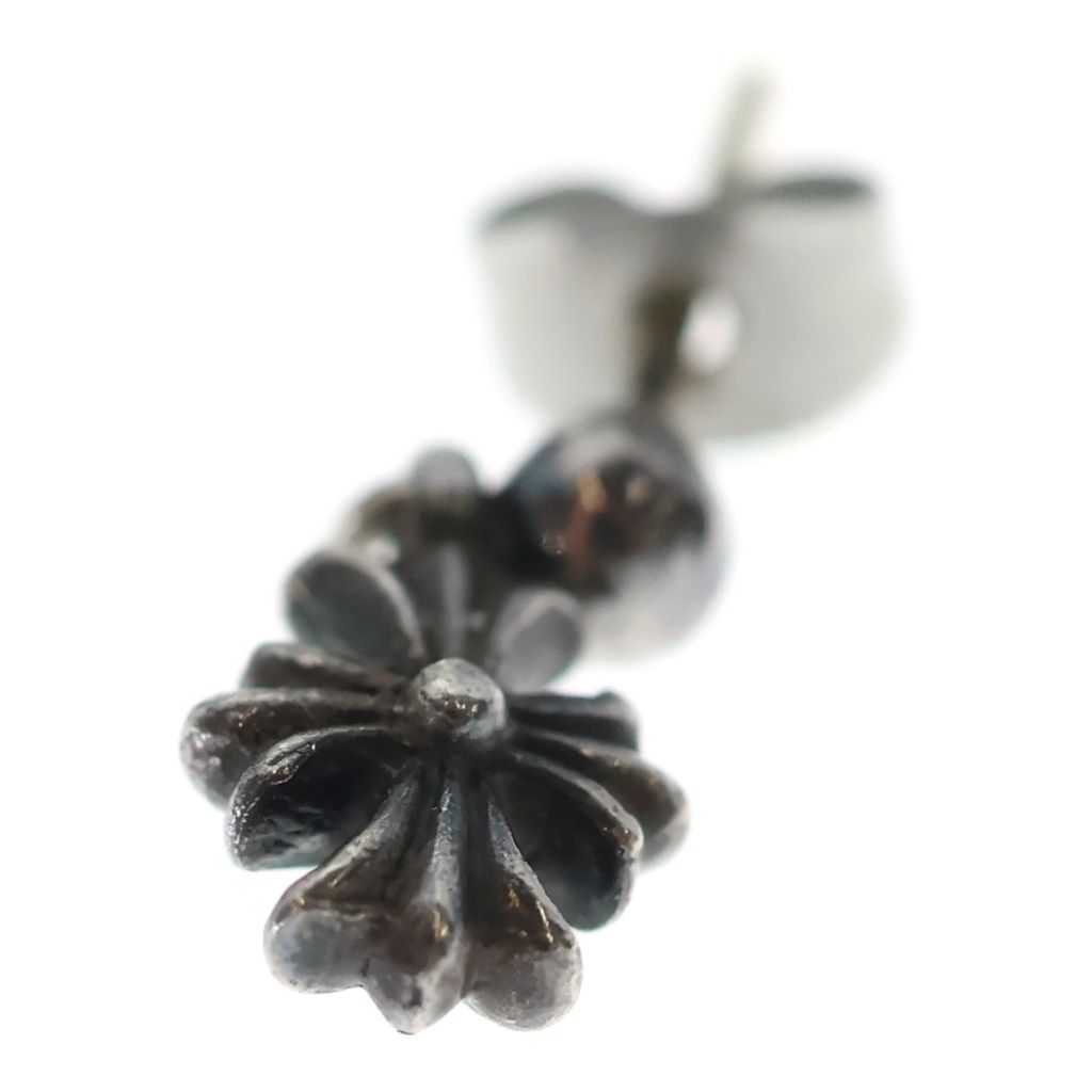 Chrome Hearts Tny CH Pls Tiny CH Plus Drop Earrings Silver — view 5
