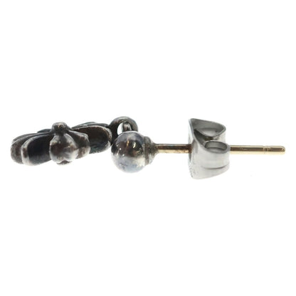 Chrome Hearts Tny CH Pls Tiny CH Plus Drop Earrings Silver — view 3