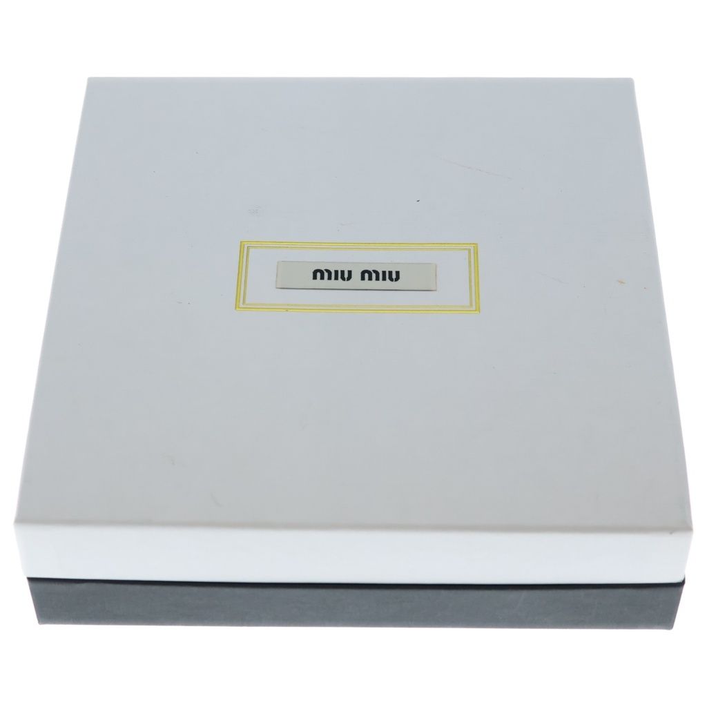 Miu Miu Crystal Logo Rhinestone Choker Necklace Metal Silver — view 6